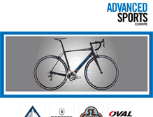 Tablet Screenshot of advancedsports.eu